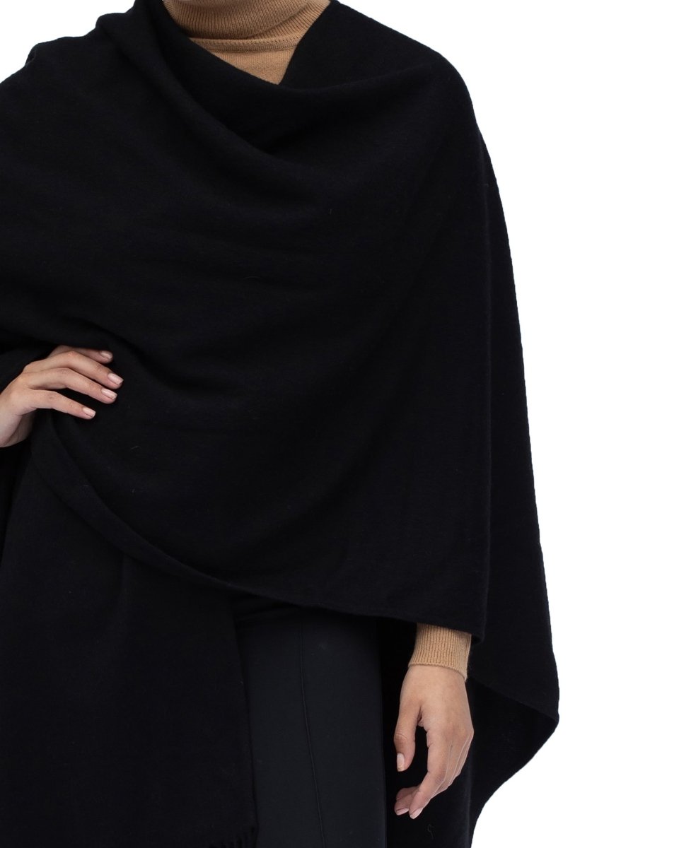 Pure Cashmere Ruana Cape - LonaScott