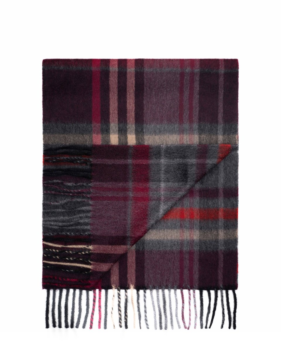 Pure Cashmere Tartan Scarf - LonaScott