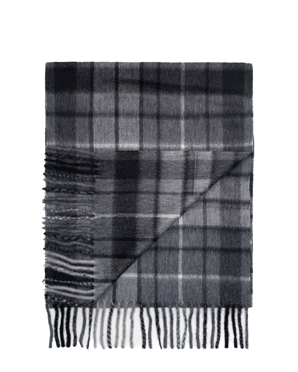 Pure Cashmere Tartan Scarf - LonaScott