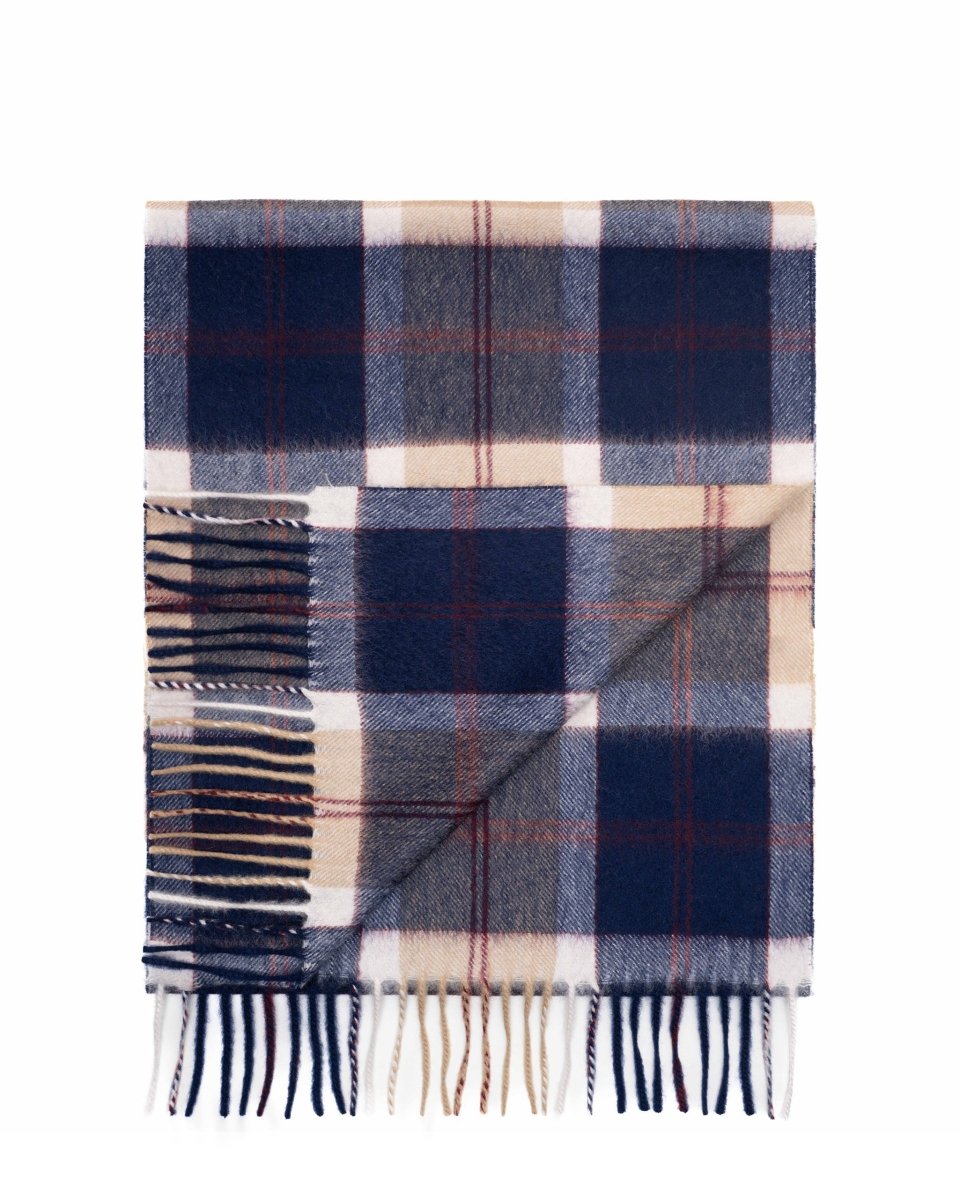Pure Cashmere Tartan Scarf - LonaScott