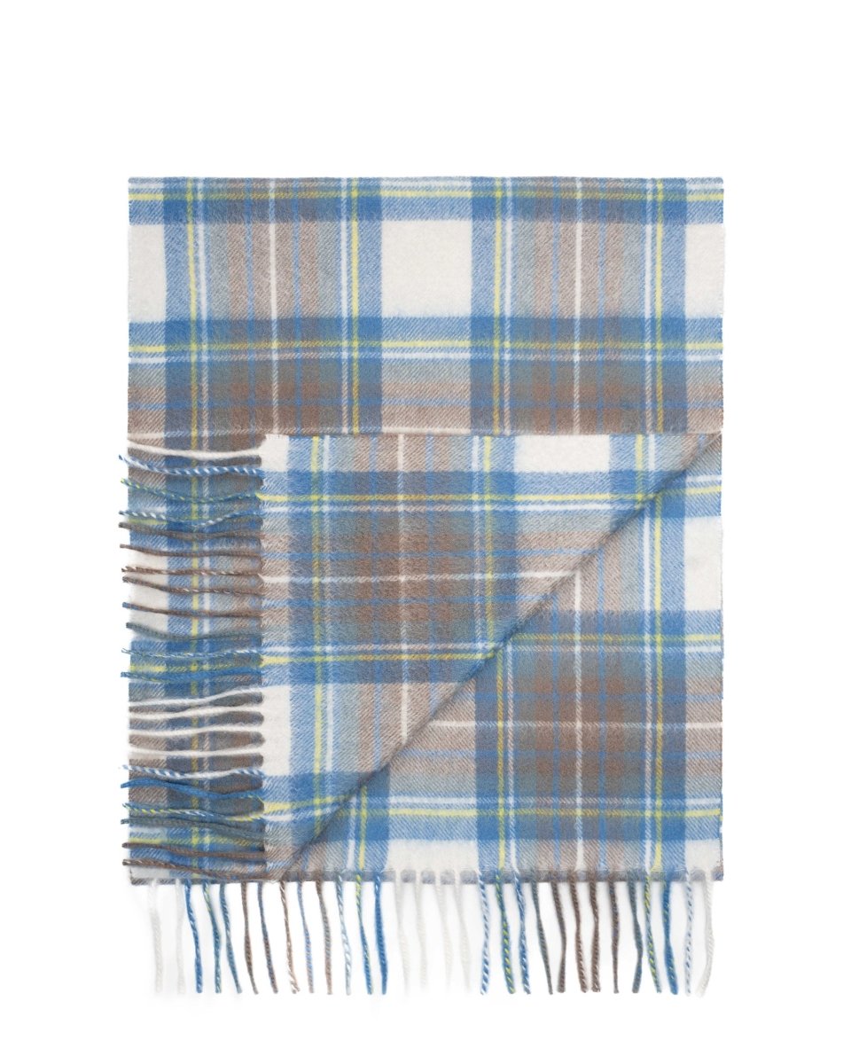 Pure Cashmere Tartan Scarf - LonaScott