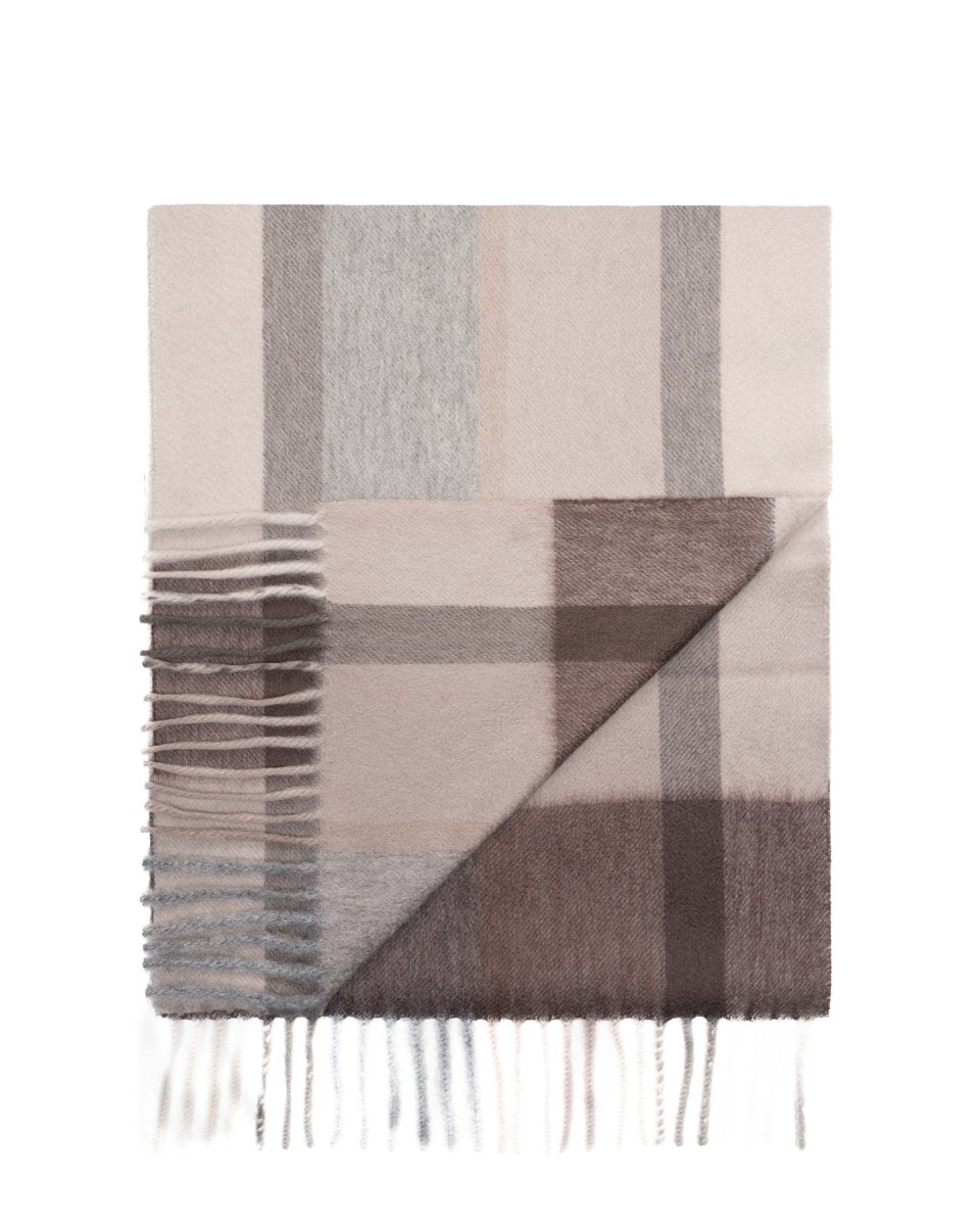 Pure Cashmere Tartan Scarf - LonaScott