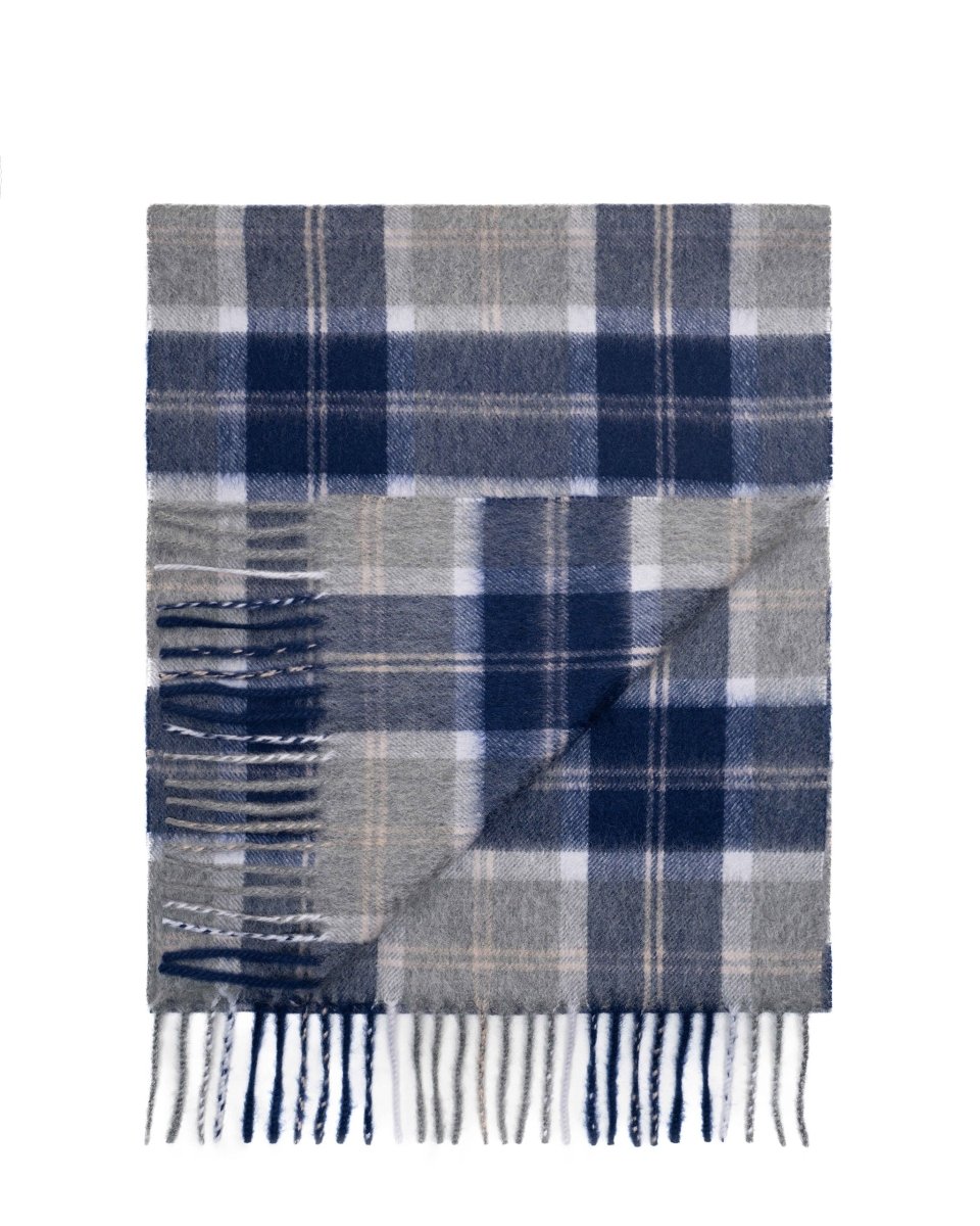 Pure Cashmere Tartan Scarf - LonaScott