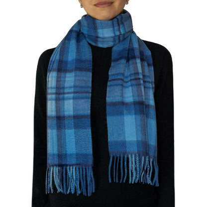 Pure Cashmere Tartan Scarf - LonaScott