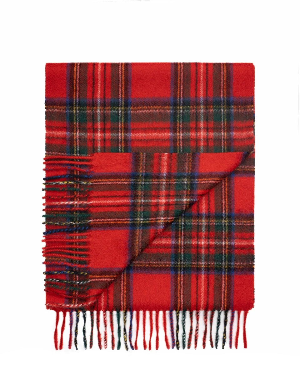Pure Cashmere Tartan Scarf - LonaScott
