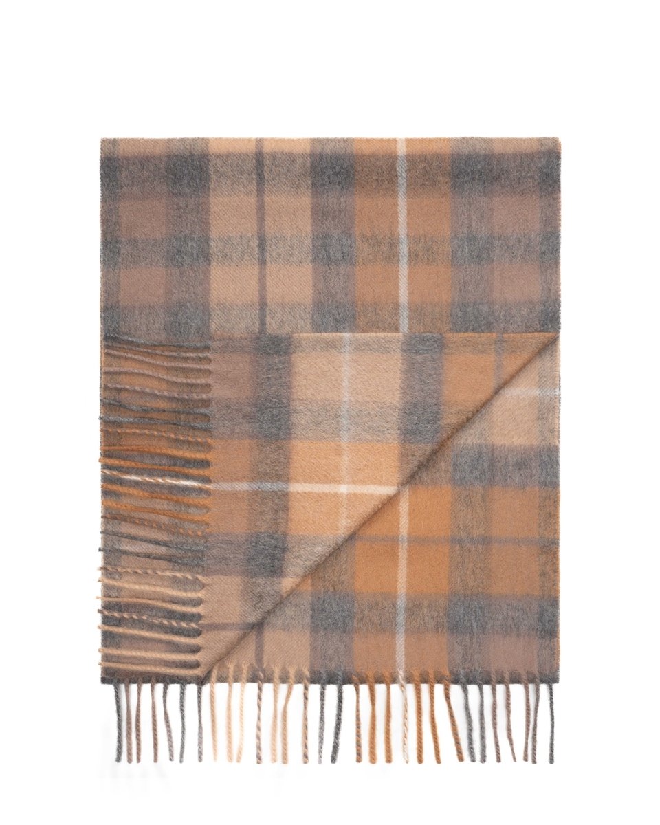 Pure Cashmere Tartan Scarf - LonaScott