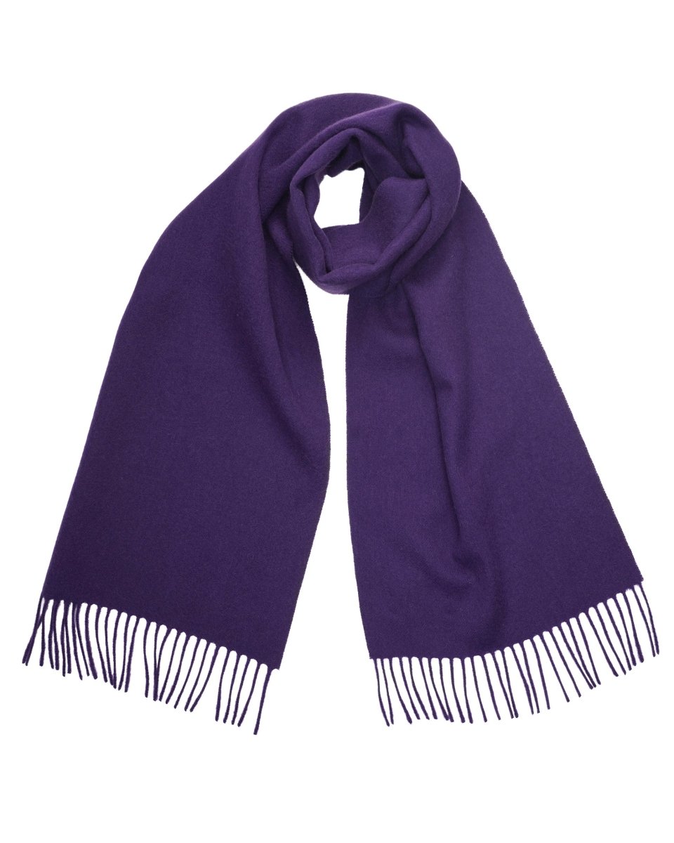 Pure Lambswool Plain Scarf - LonaScott