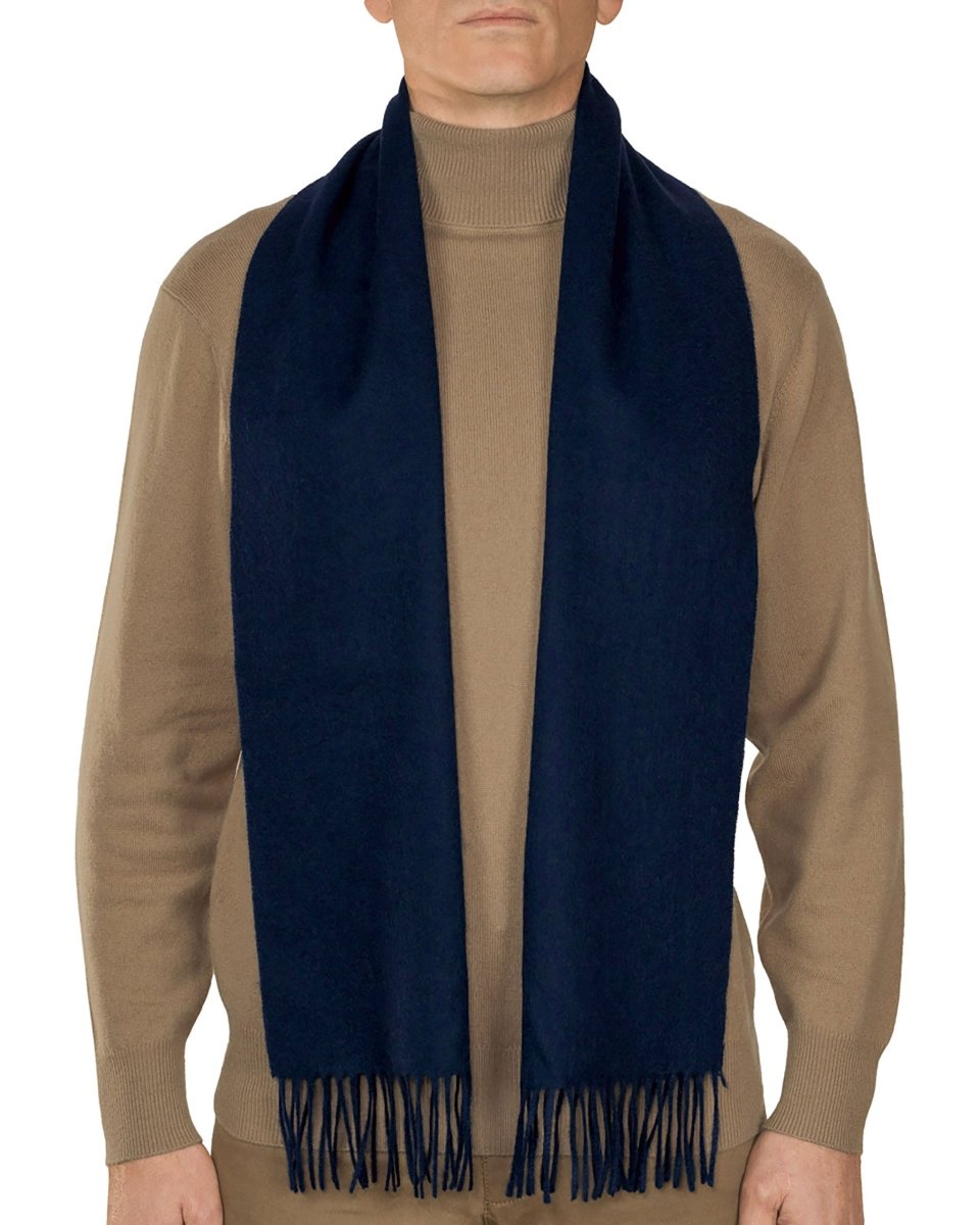 Pure Lambswool Plain Scarf - LonaScott