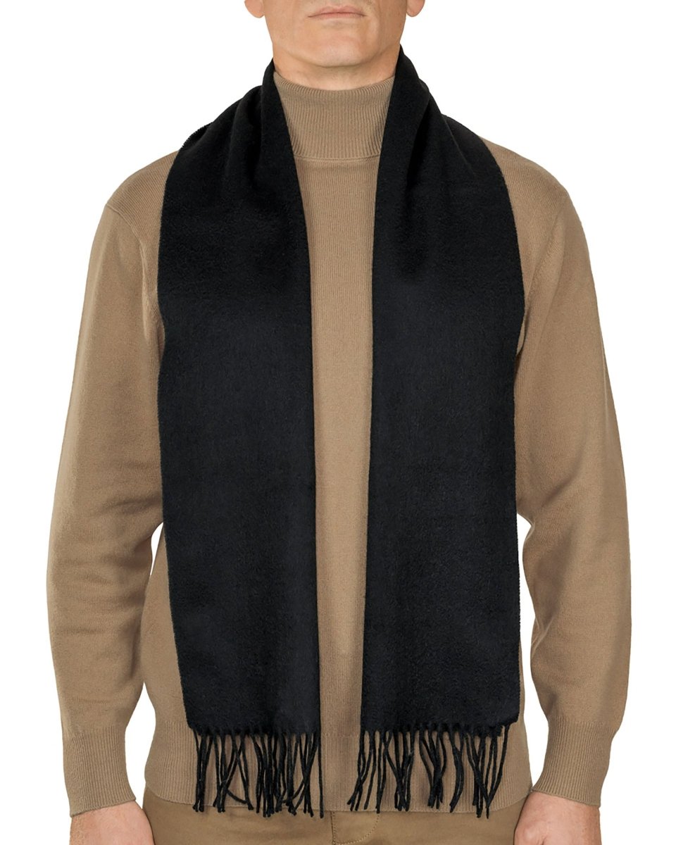 Pure Lambswool Plain Scarf - LonaScott