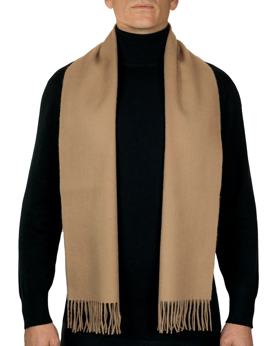 Pure Lambswool Plain Scarf - LonaScott
