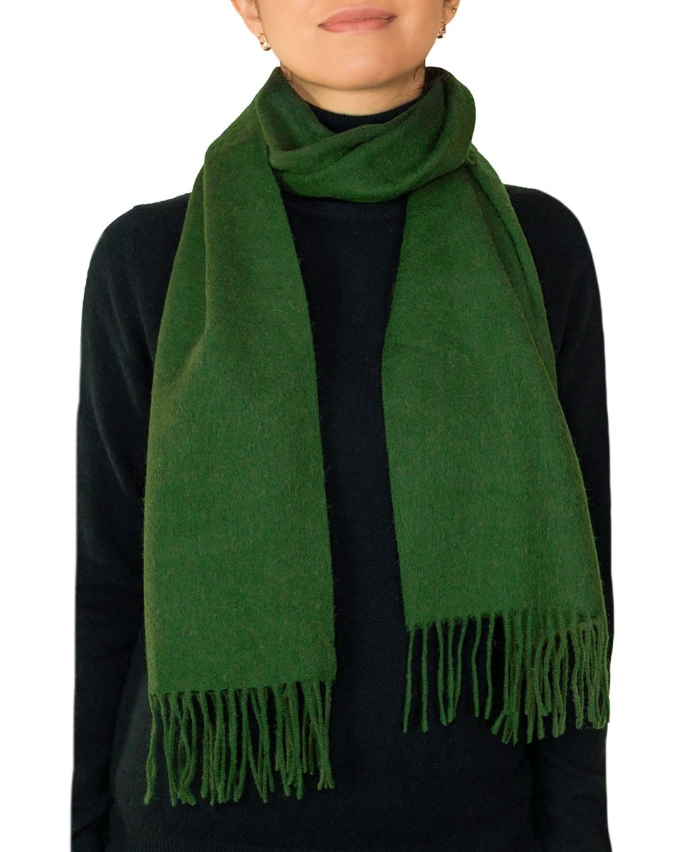 Pure Lambswool Plain Scarf - LonaScott