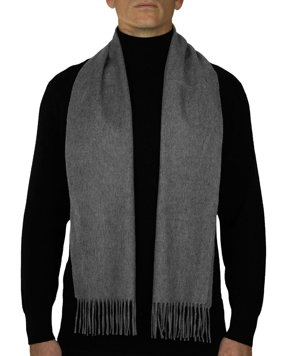 Pure Lambswool Plain Scarf - LonaScott