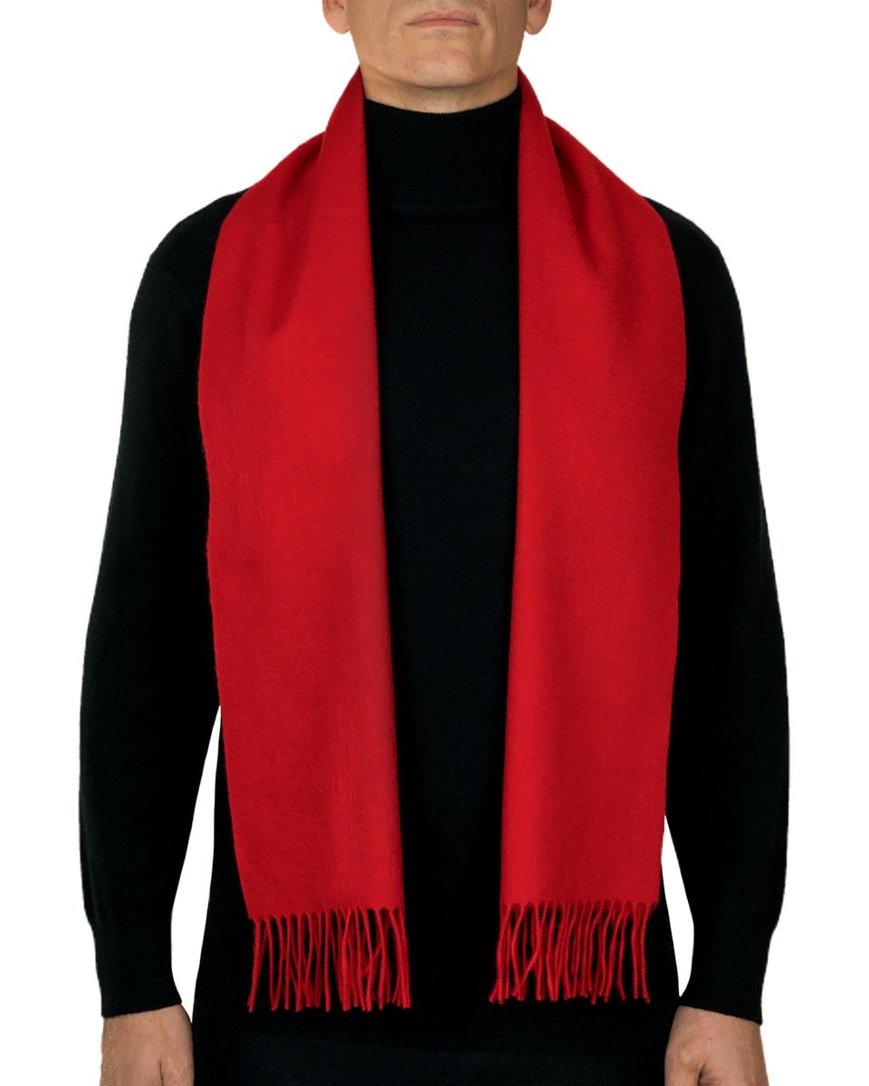 Pure Lambswool Plain Scarf - LonaScott