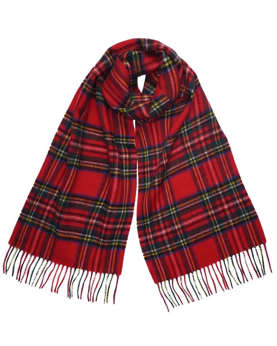 Pure Lambswool Tartan Scarf - LonaScott