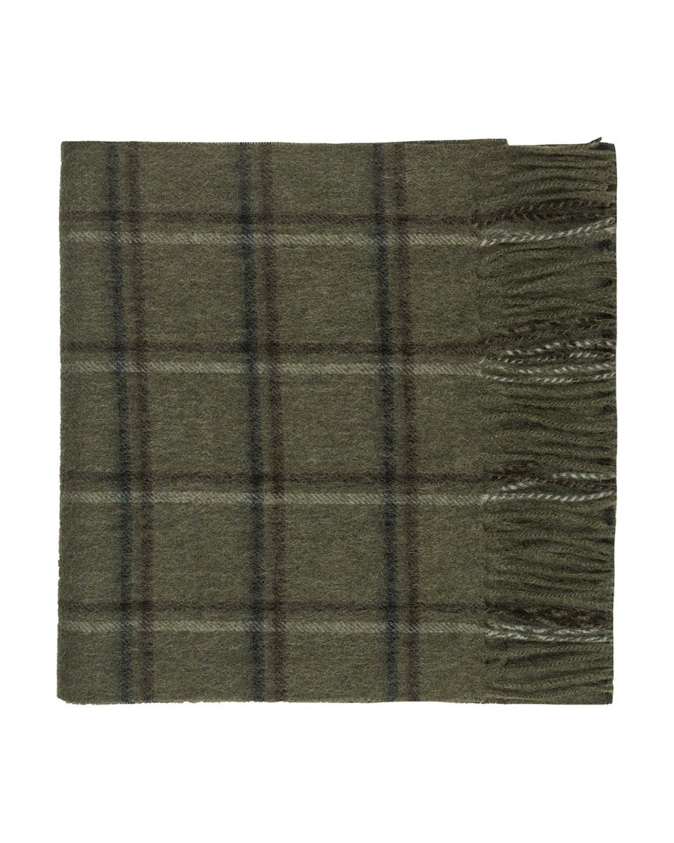Pure Lambswool Tartan Scarf - LonaScott