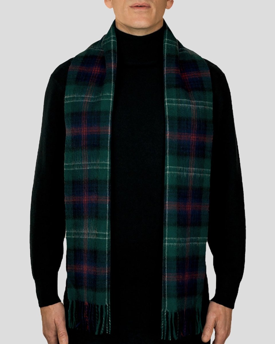 Pure Lambswool Tartan Scarf - LonaScott