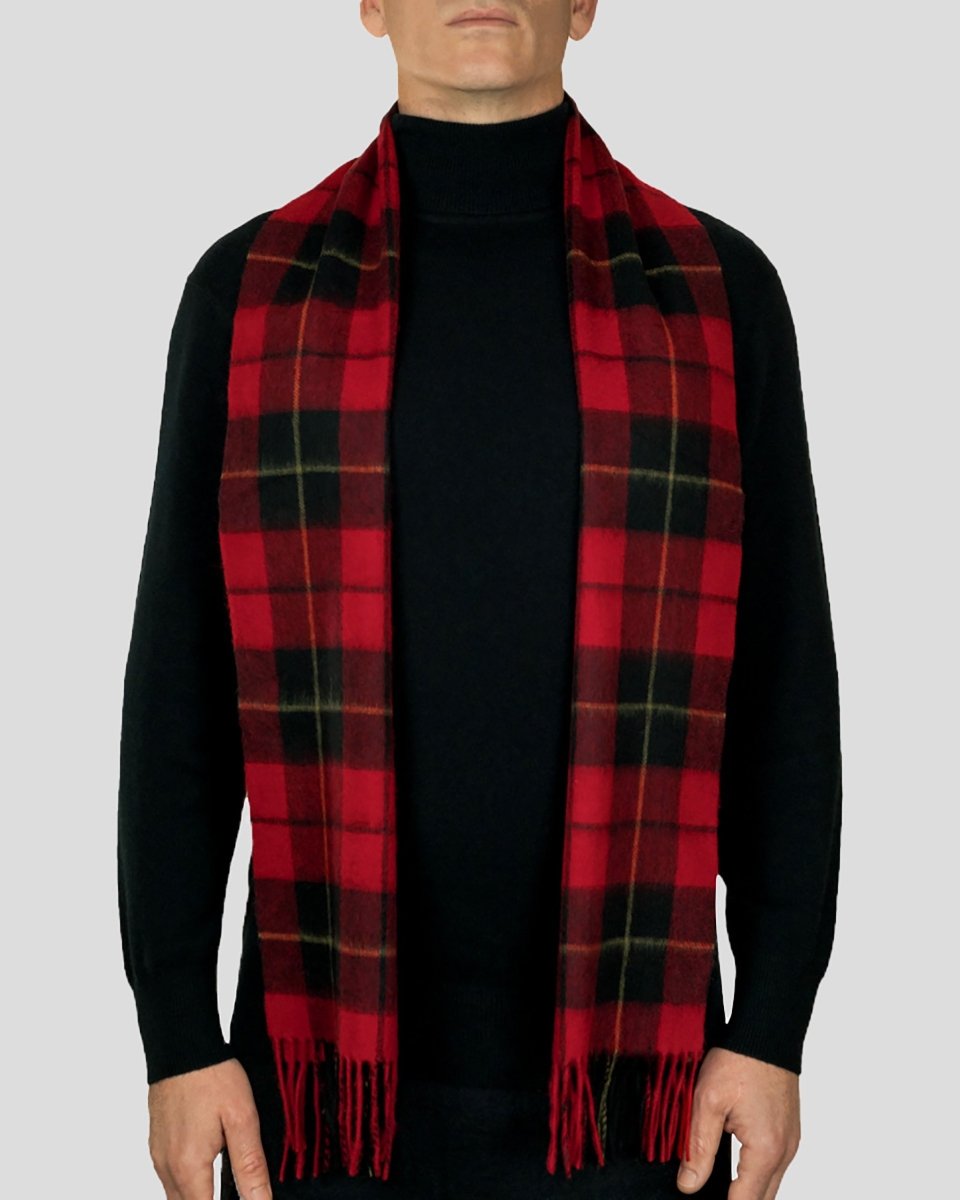 Pure Lambswool Tartan Scarf - LonaScott