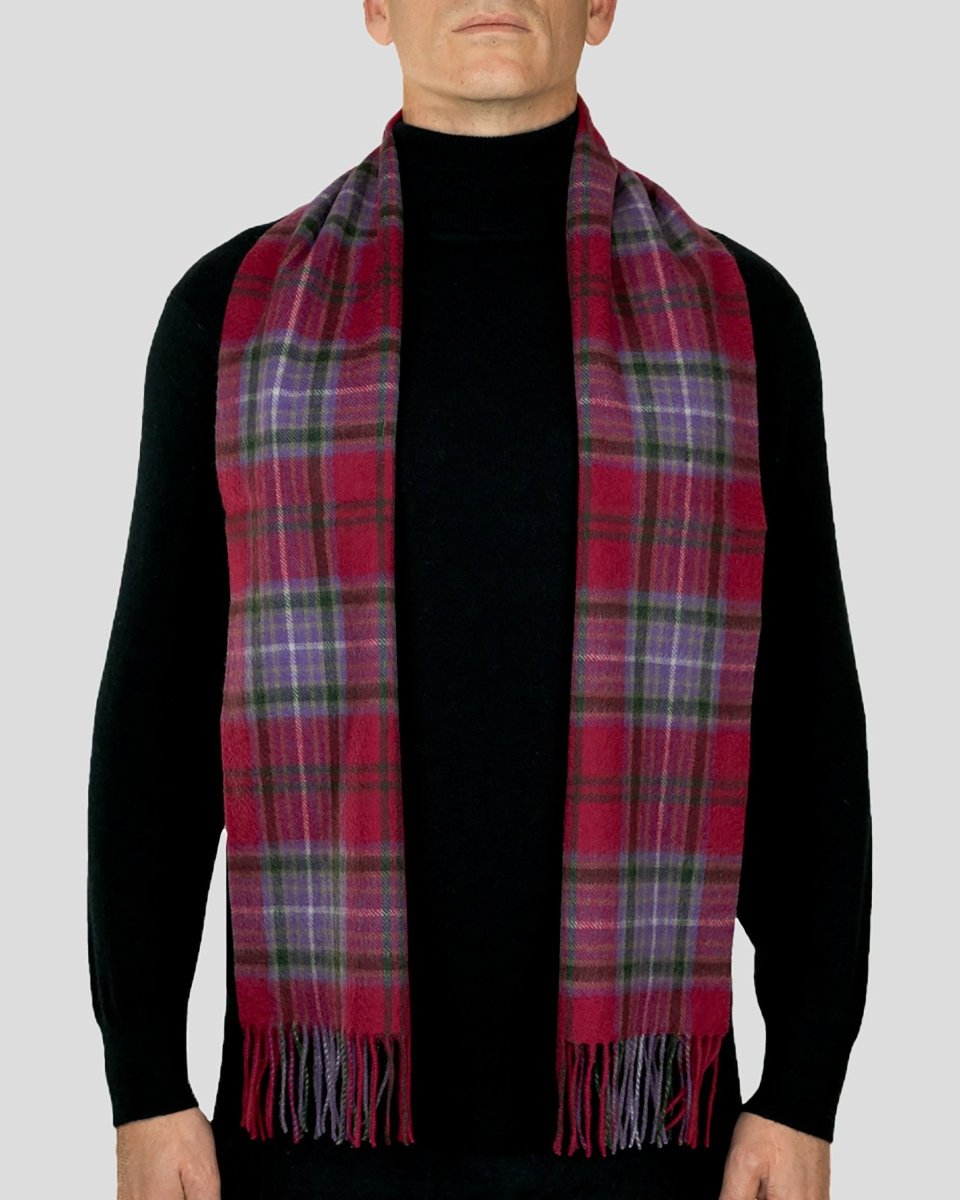 Pure Lambswool Tartan Scarf - LonaScott