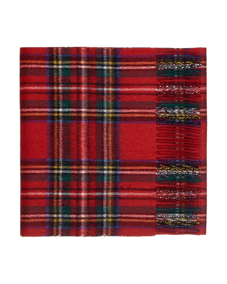 Pure Lambswool Tartan Scarf - LonaScott