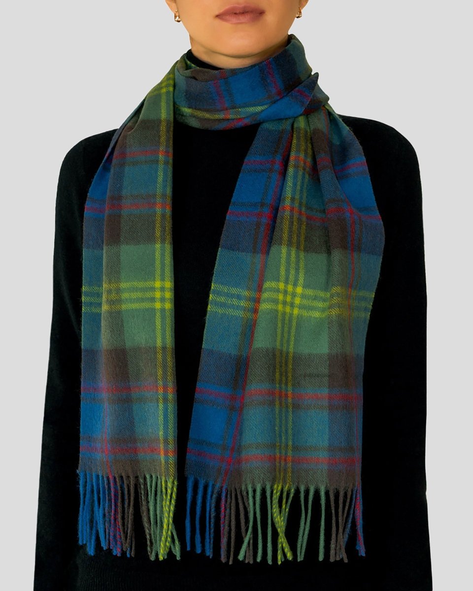 Pure Lambswool Tartan Scarf - LonaScott