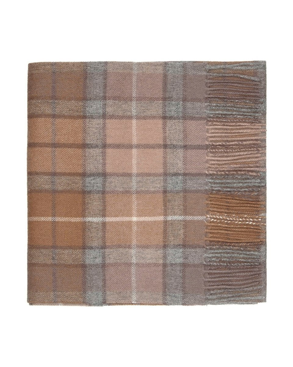 Pure Lambswool Tartan Scarf - LonaScott