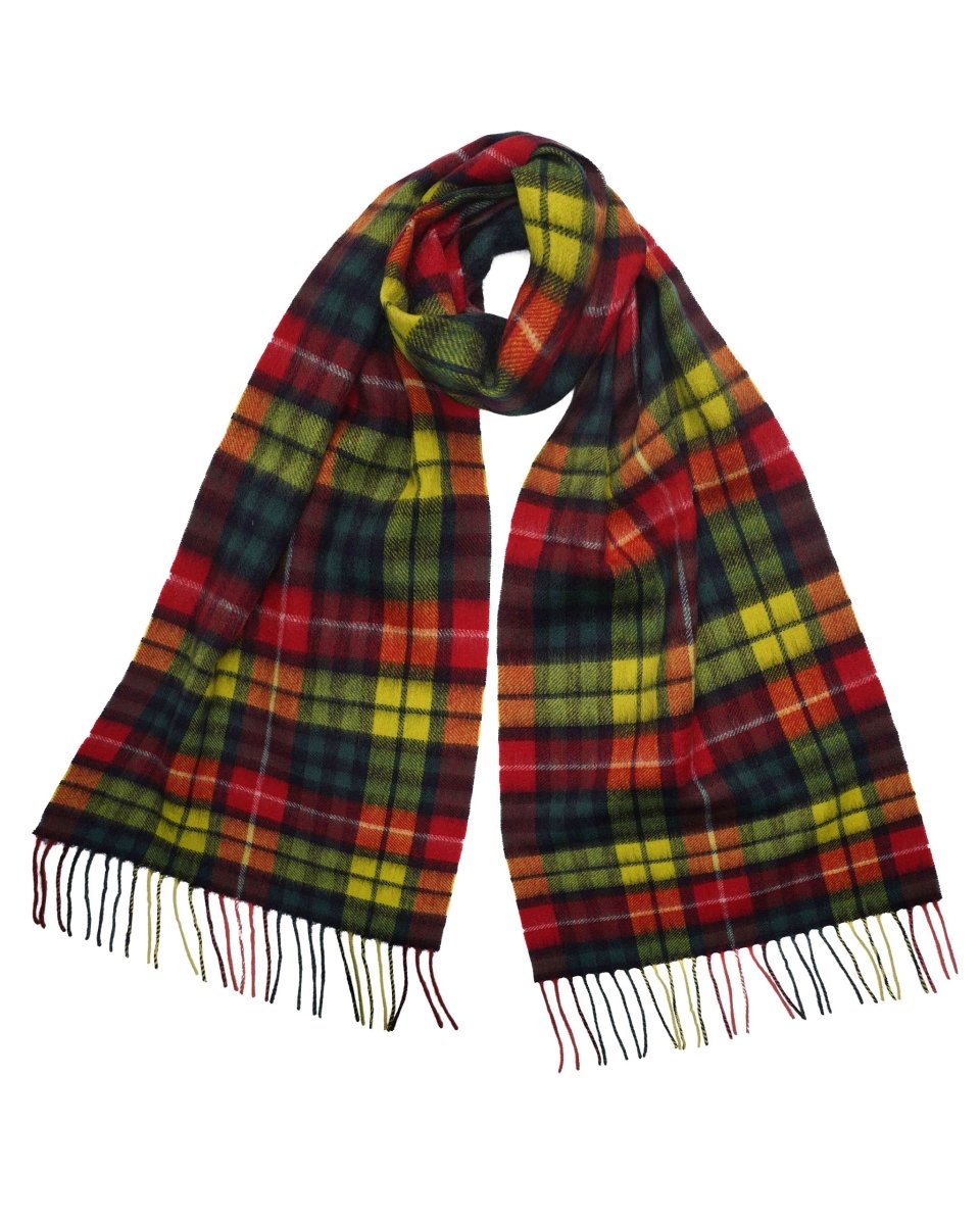 Pure Lambswool Tartan Scarf - LonaScott