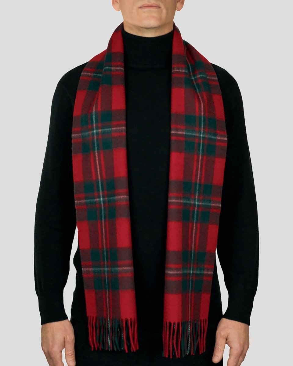 Pure Lambswool Tartan Scarf - LonaScott