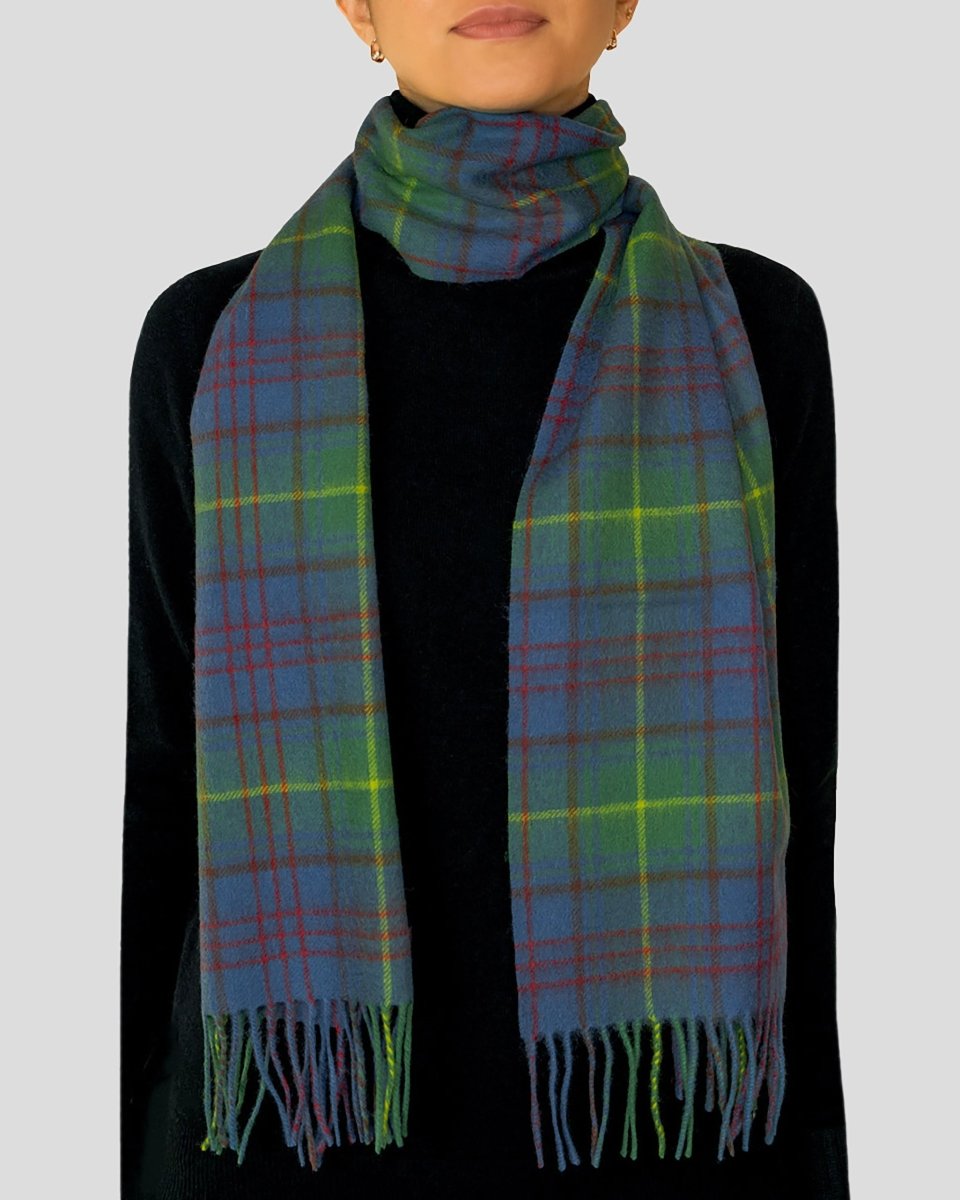Pure Lambswool Tartan Scarf - LonaScott