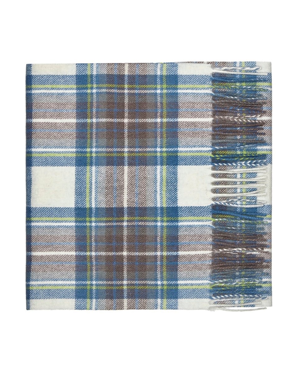 Pure Lambswool Tartan Scarf - LonaScott