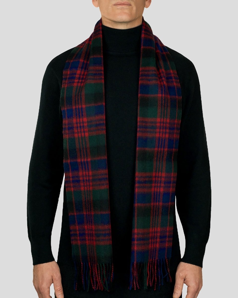 Pure Lambswool Tartan Scarf - LonaScott