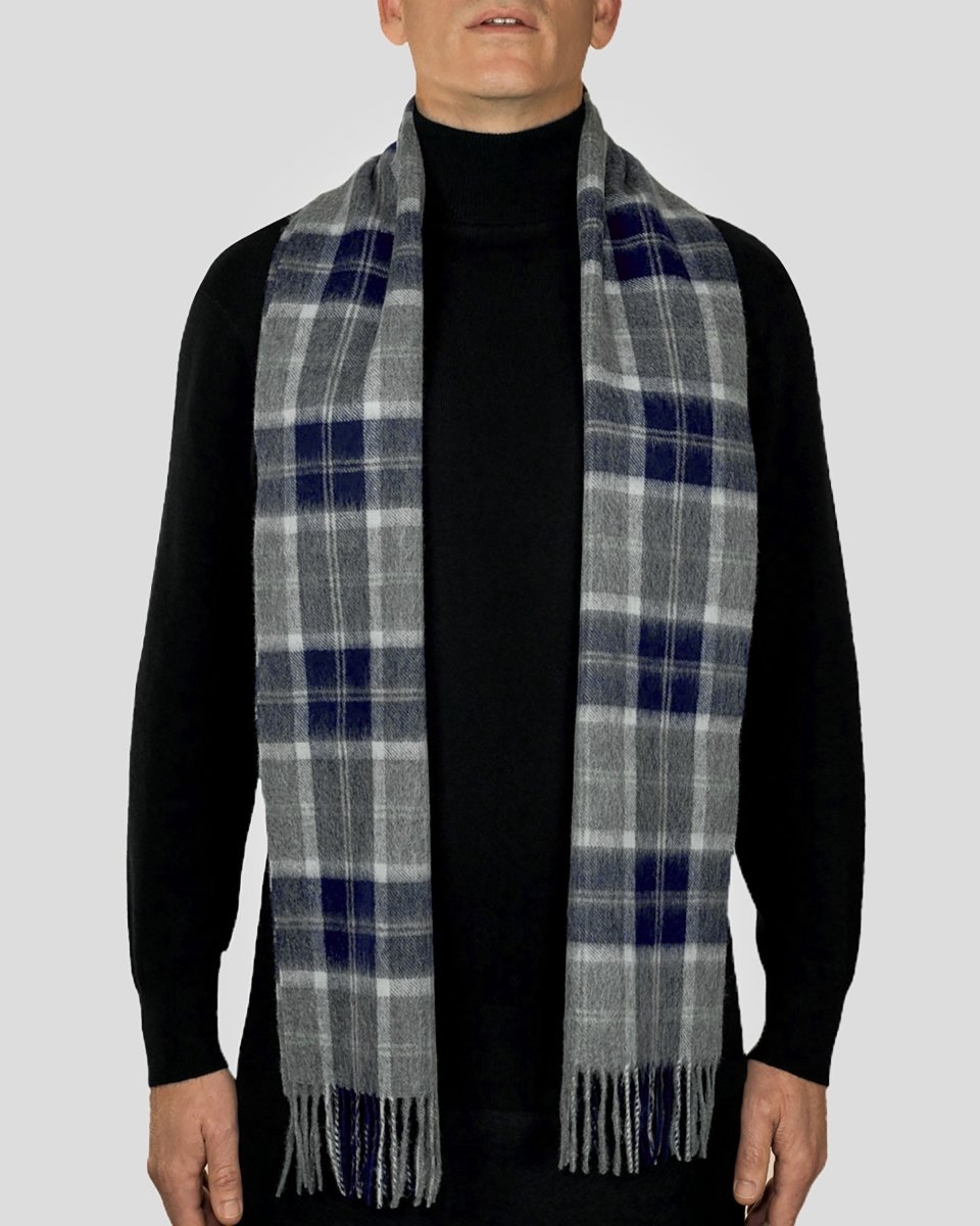 Pure Lambswool Tartan Scarf - LonaScott