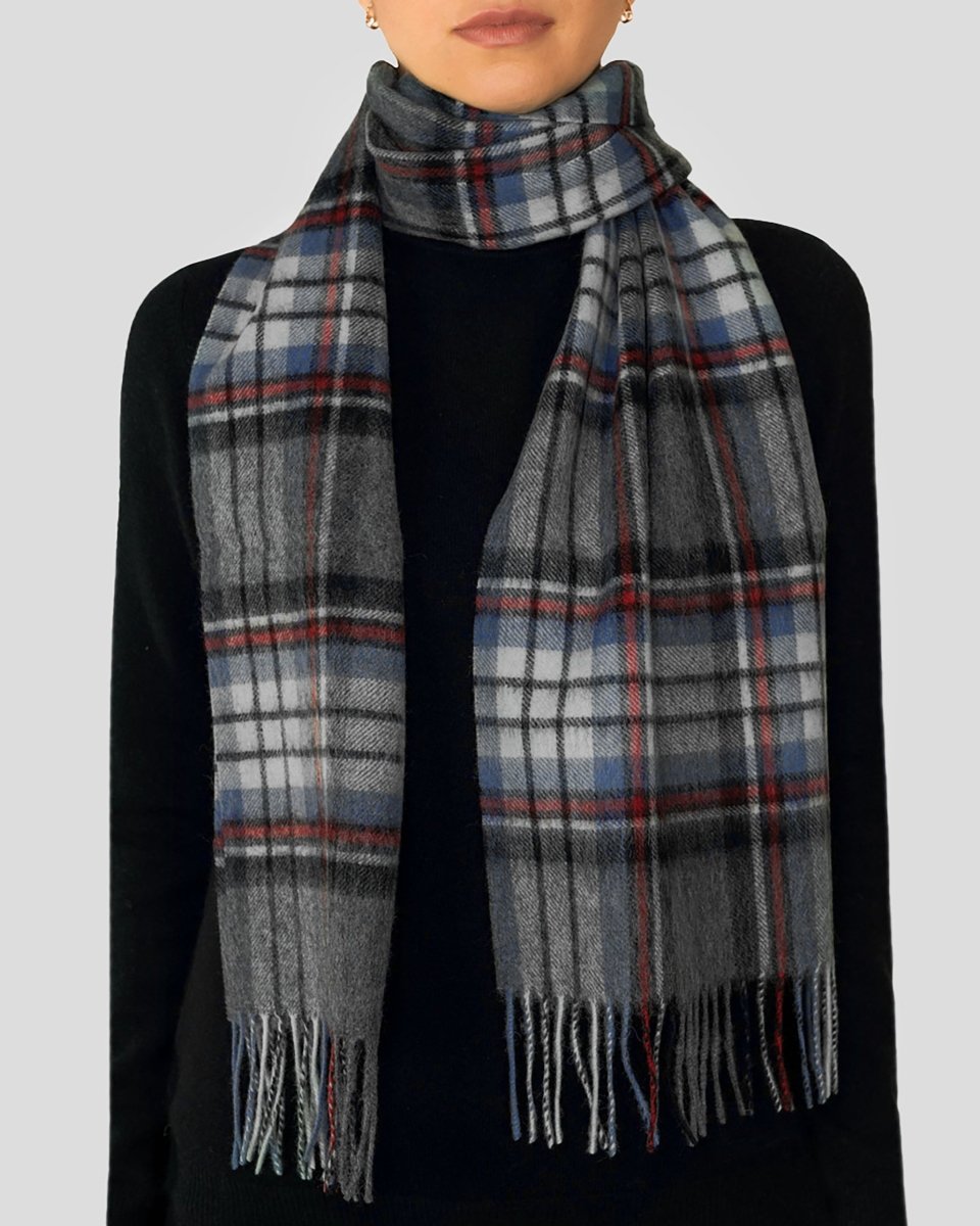 Pure Lambswool Tartan Scarf - LonaScott
