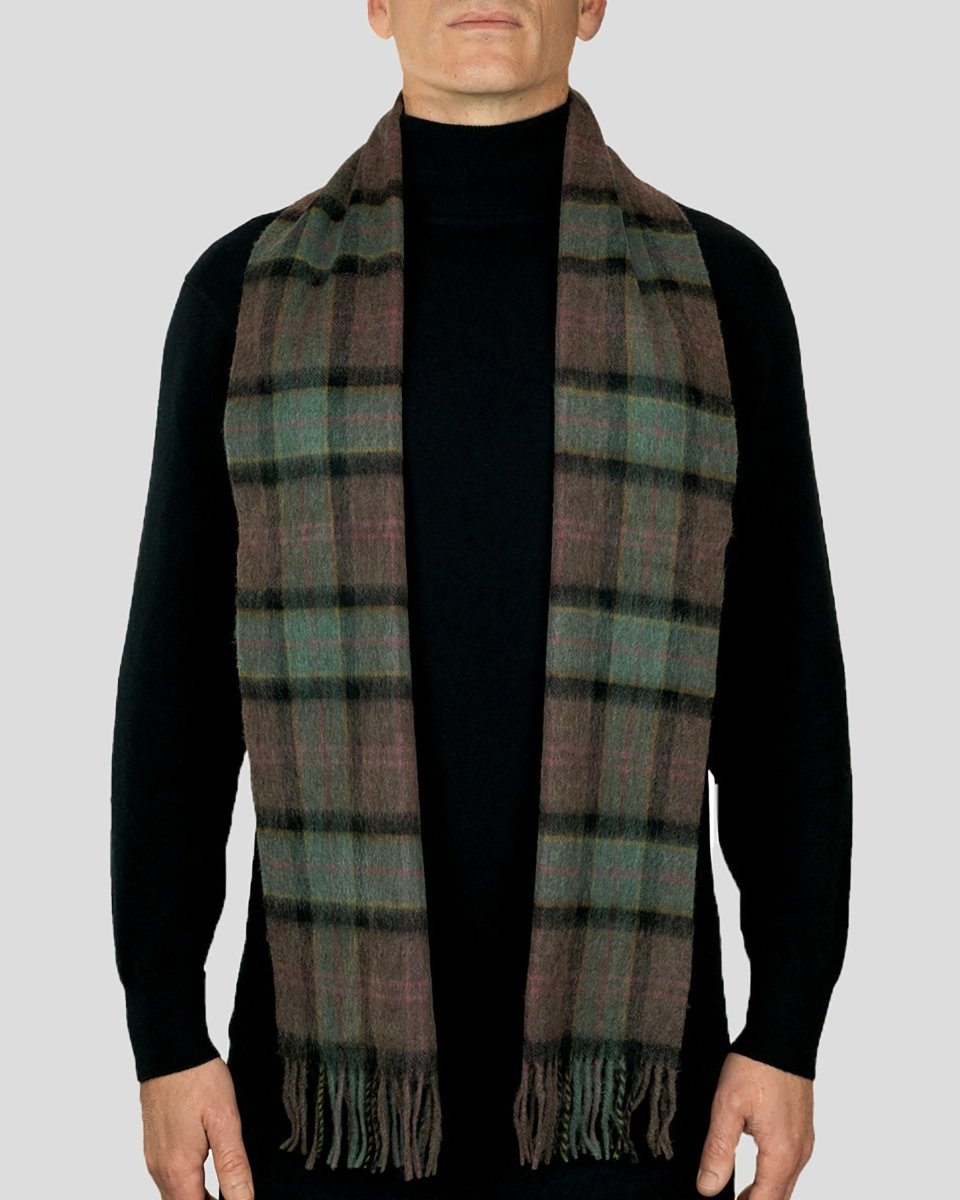 Pure Lambswool Tartan Scarf - LonaScott