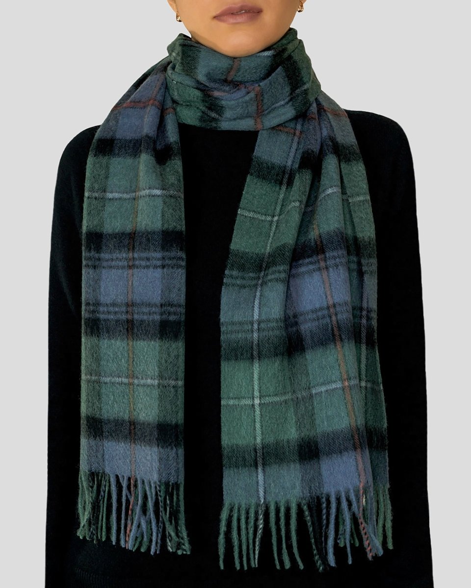 Pure Lambswool Tartan Scarf - LonaScott