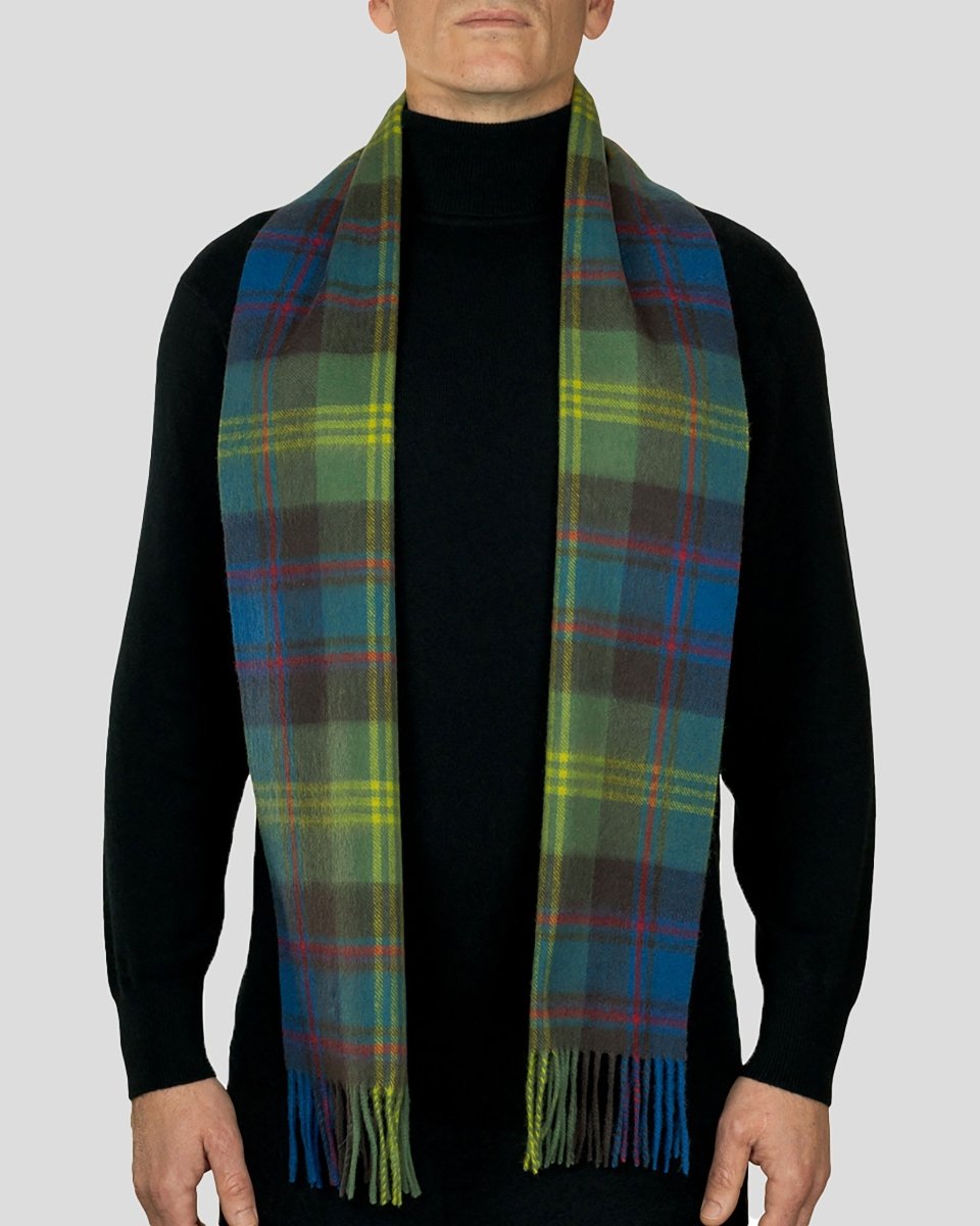 Pure Lambswool Tartan Scarf - LonaScott