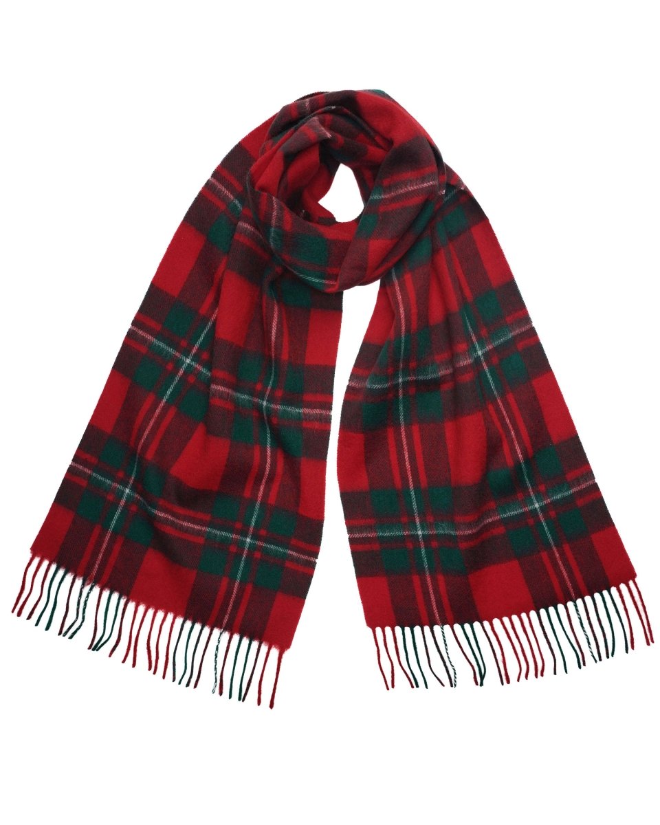 Pure Lambswool Tartan Scarf - LonaScott