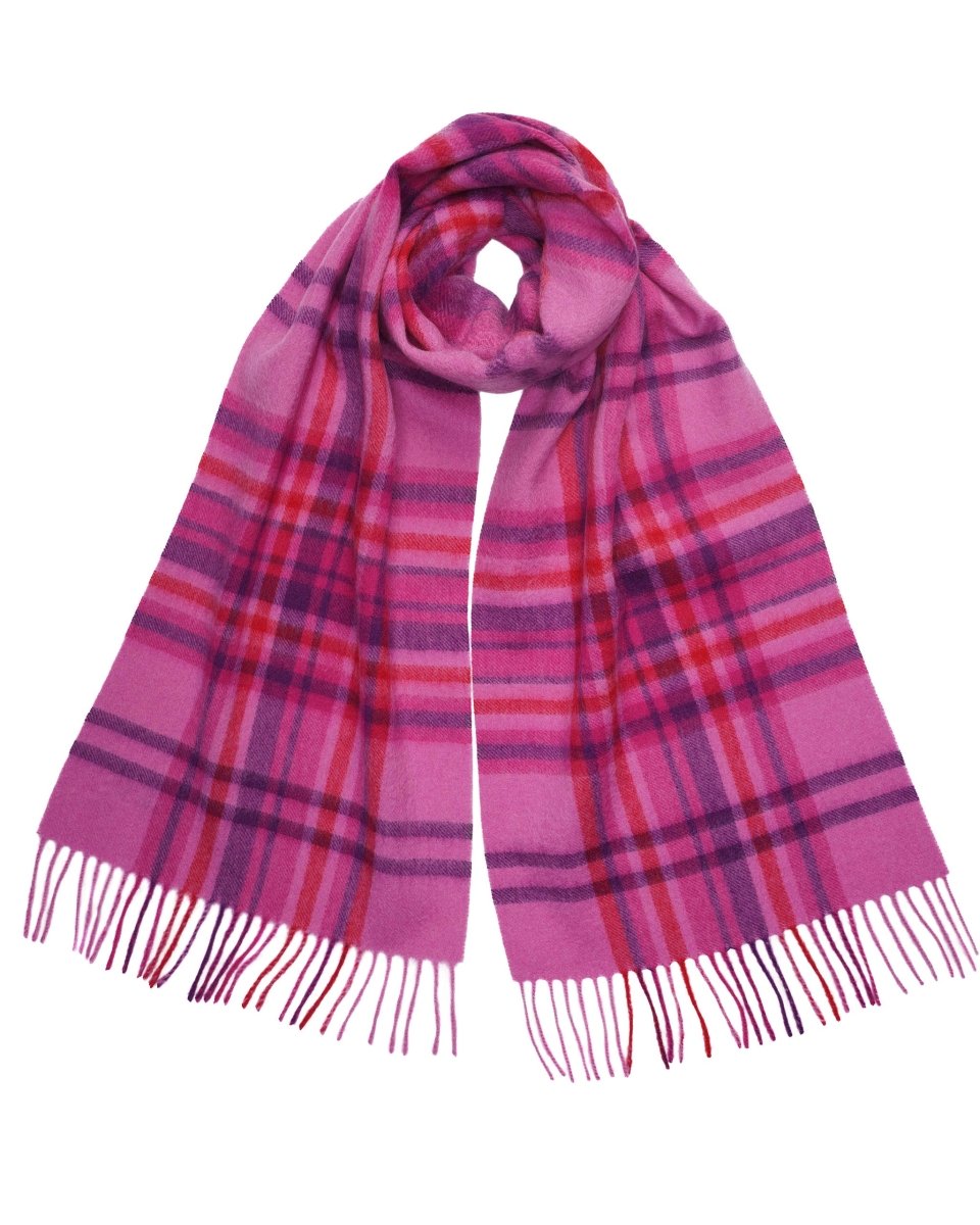 Pure Lambswool Tartan Scarf - LonaScott