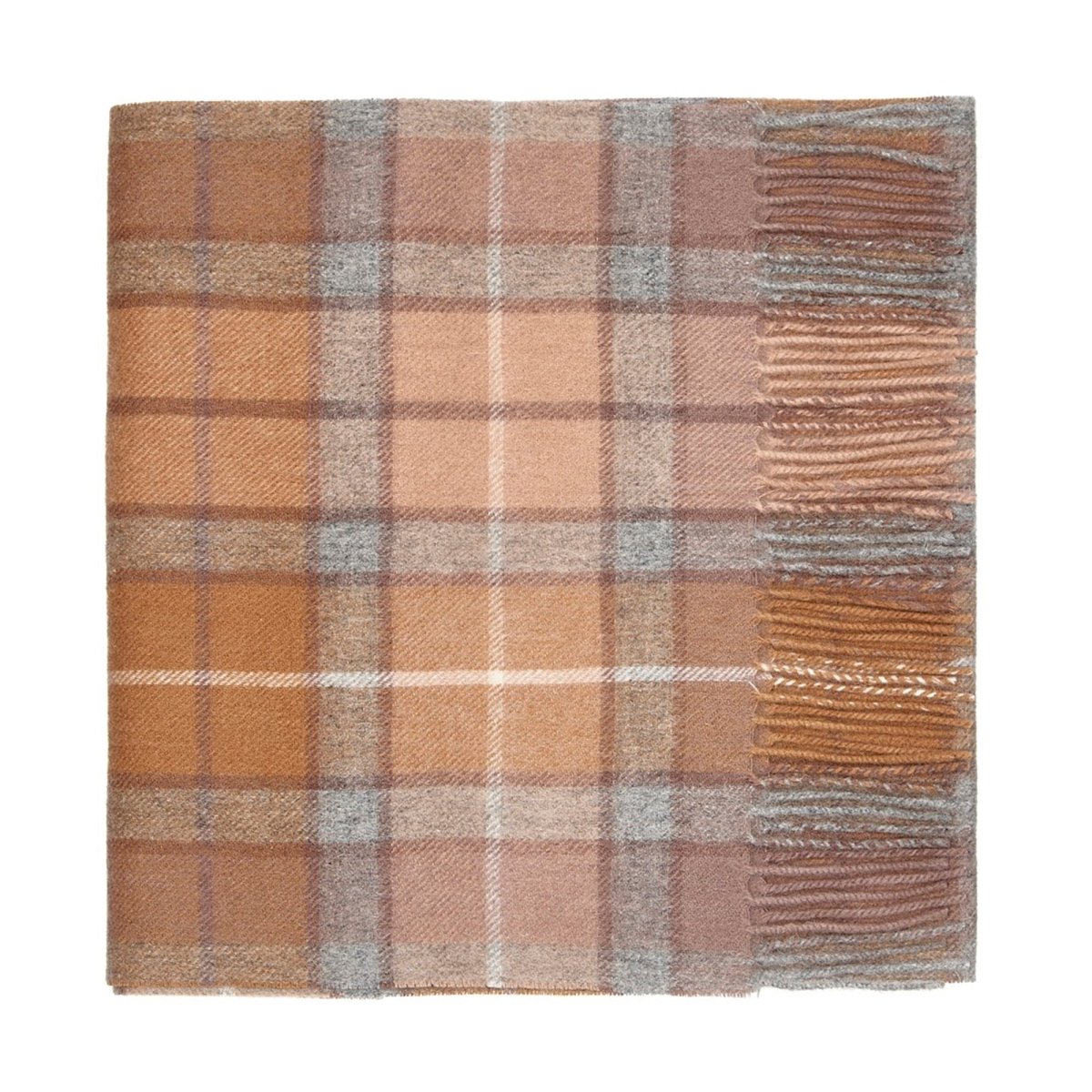 Pure Lambswool Tartan Scarf - LonaScott