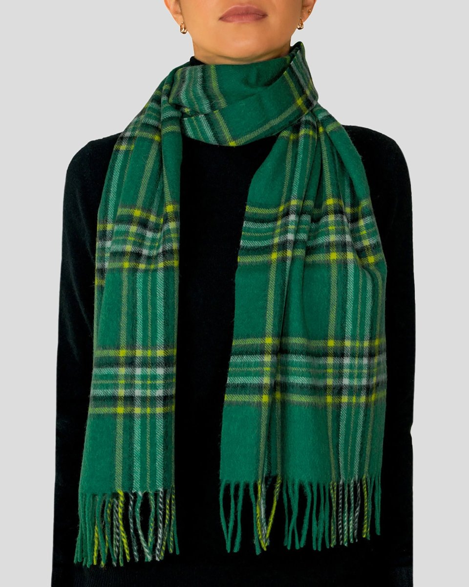 Pure Lambswool Tartan Scarf - LonaScott