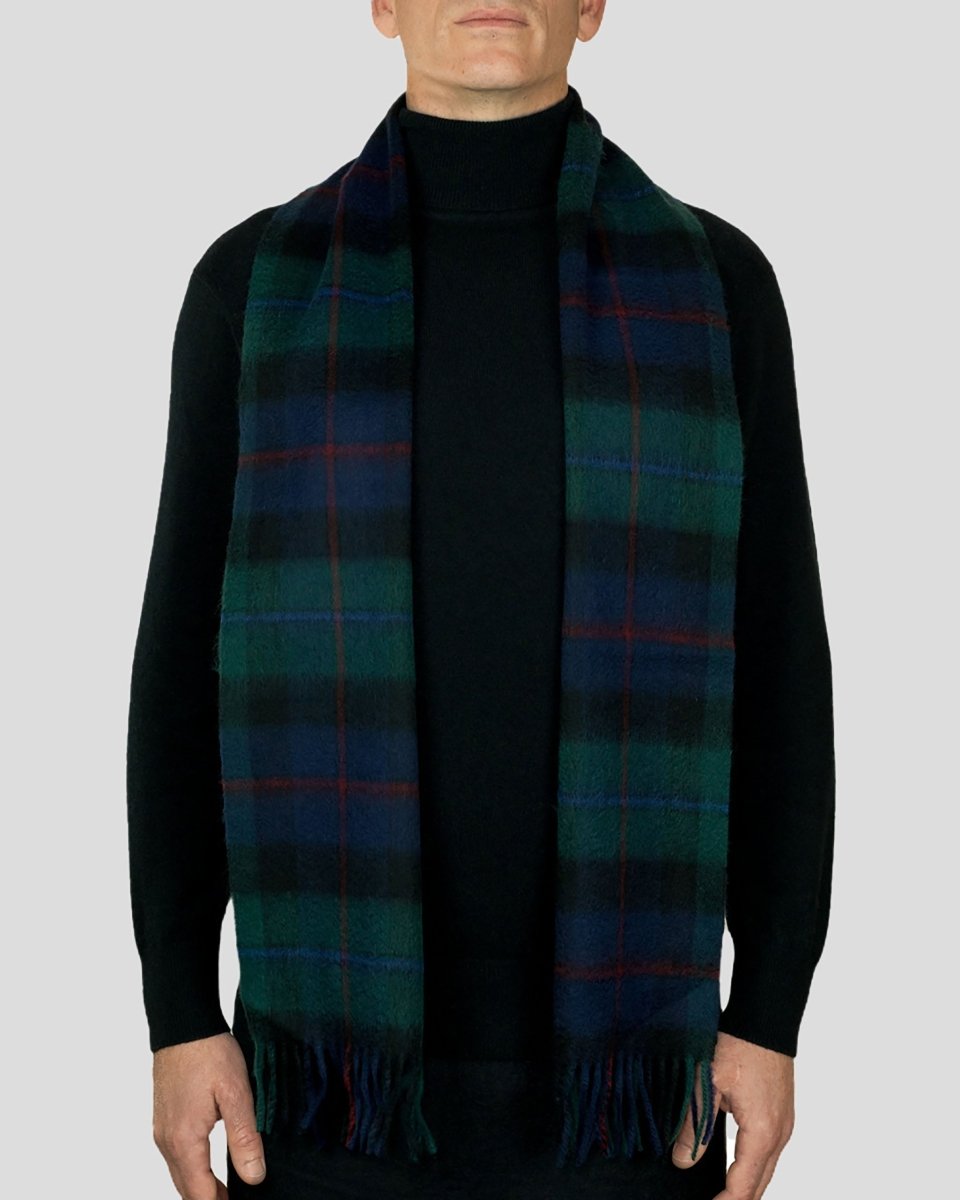 Pure Lambswool Tartan Scarf - LonaScott