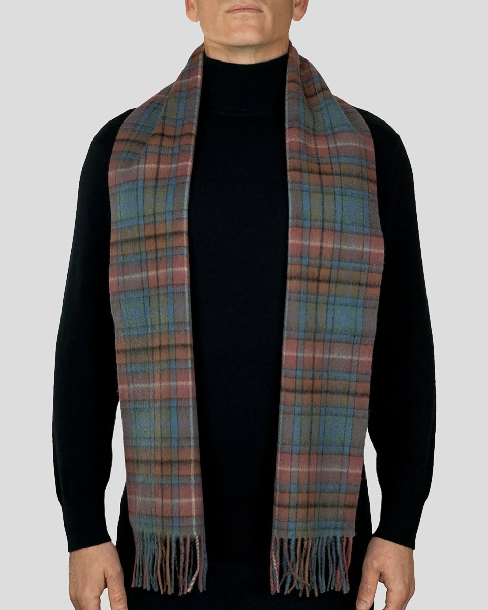Pure Lambswool Tartan Scarf - LonaScott