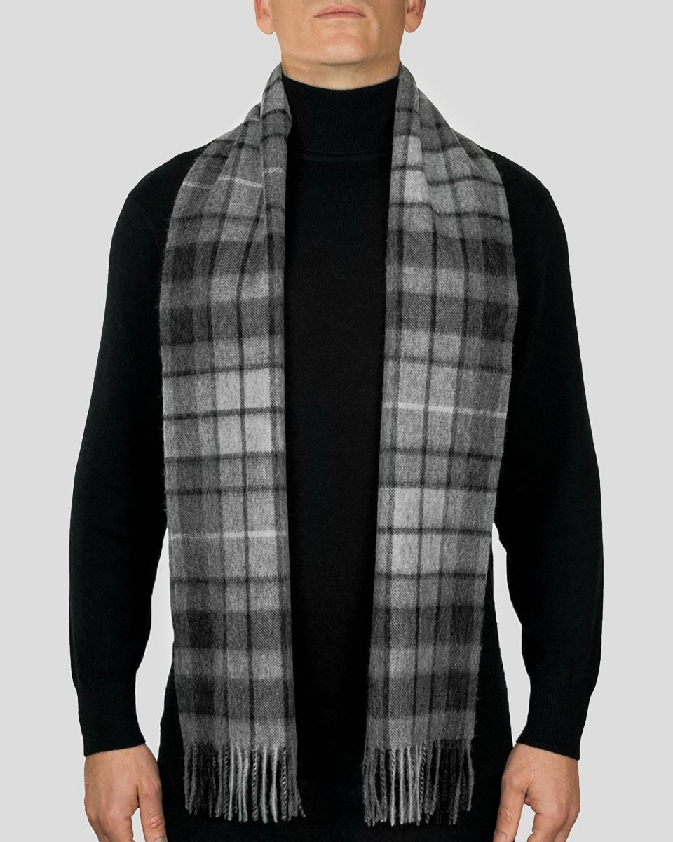 Pure Lambswool Tartan Scarf - LonaScott