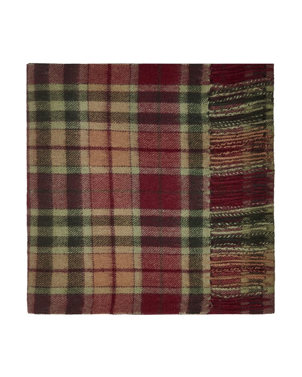 Pure Lambswool Tartan Scarf - LonaScott
