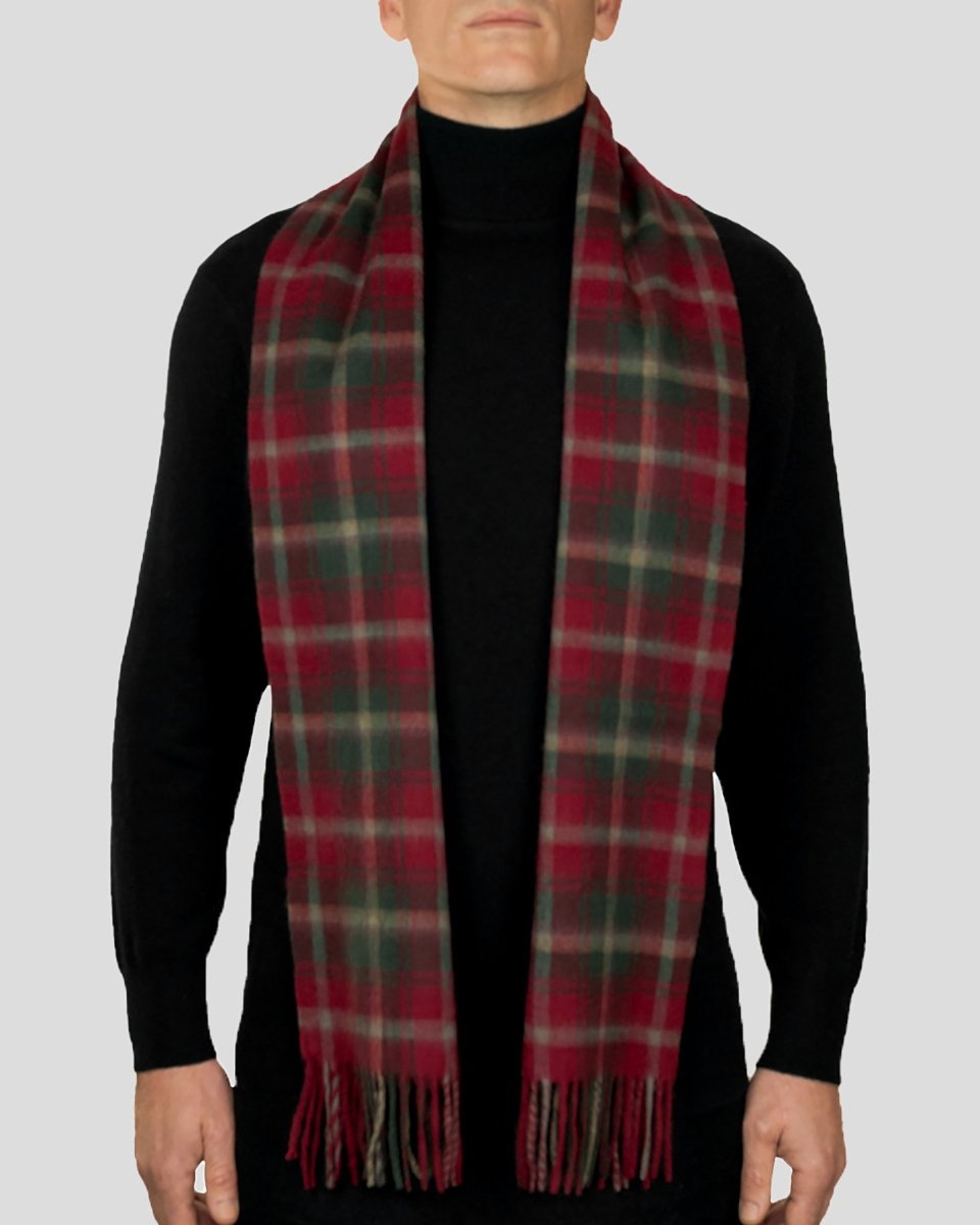 Pure Lambswool Tartan Scarf - LonaScott