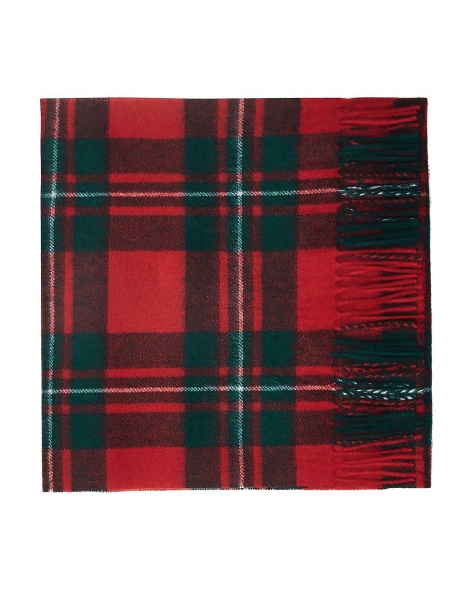 Pure Lambswool Tartan Scarf - LonaScott