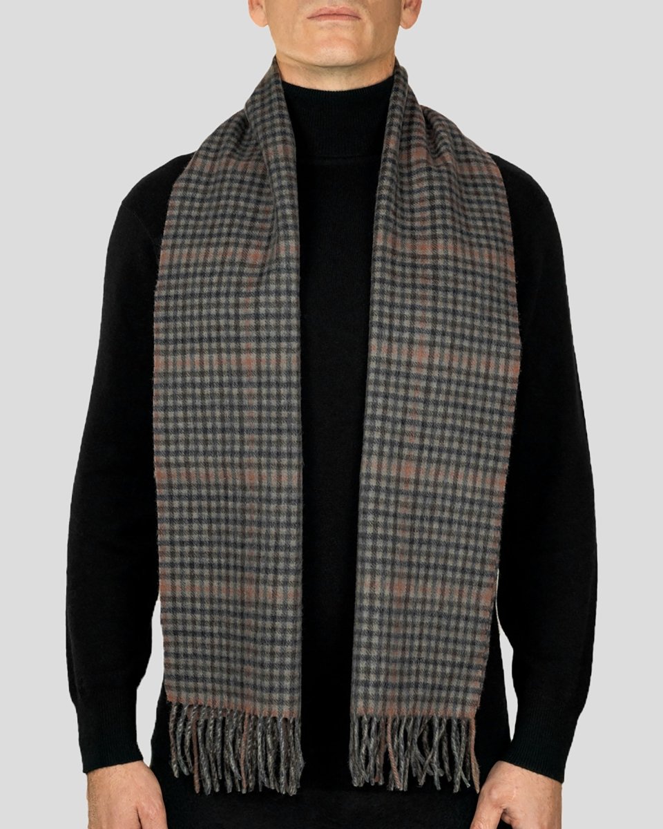 Pure Lambswool Tartan Scarf - LonaScott