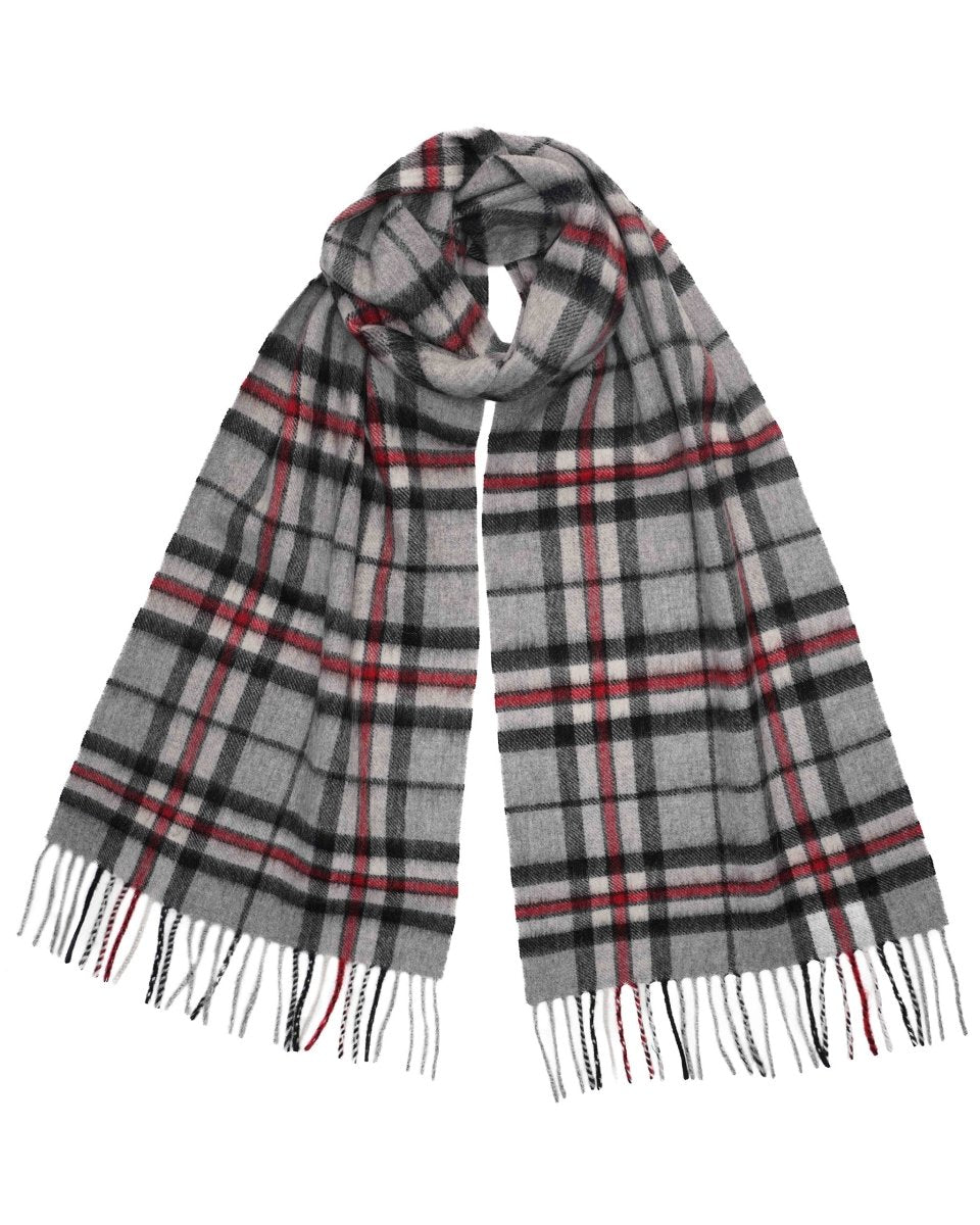Pure Lambswool Tartan Scarf - LonaScott
