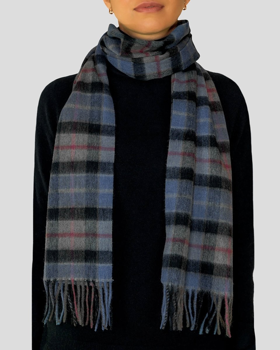 Pure Lambswool Tartan Scarf - LonaScott