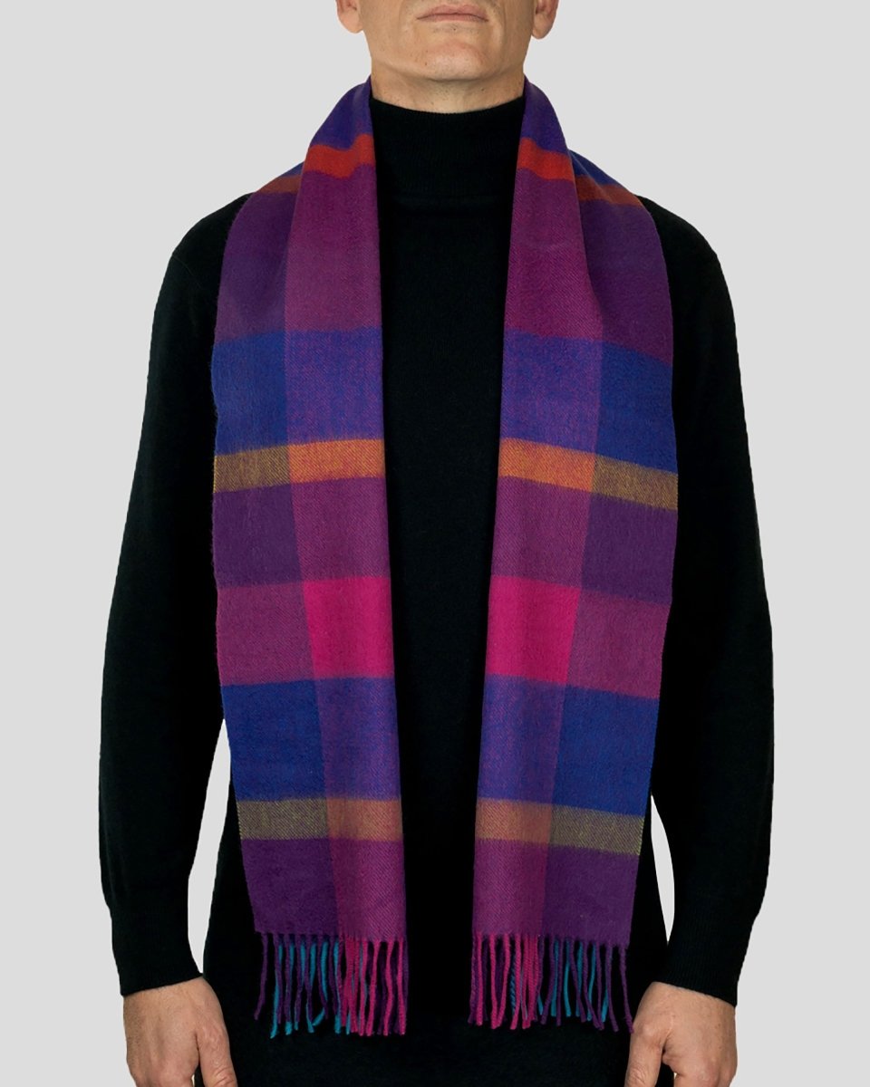 Pure Lambswool Tartan Scarf - LonaScott