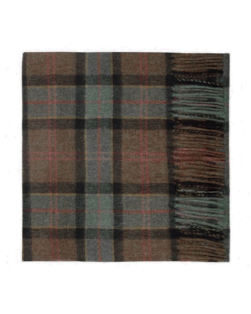 Pure Lambswool Tartan Scarf - LonaScott